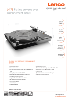 Lenco L175 - Brochure 